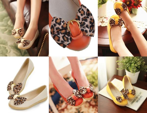 Sapato Vogue Leopardo decorado