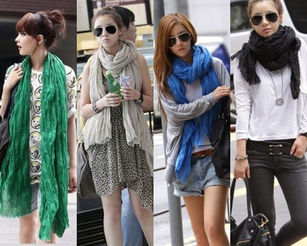 Lenço grande fashion - várias cores